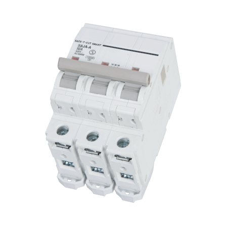 เซอร์กิตเบรกเกอร์ 50 แอมป์ 3 โพล 10KA เซฟ-ที-คัท สมาร์ท รุ่น US สีขาว_1
